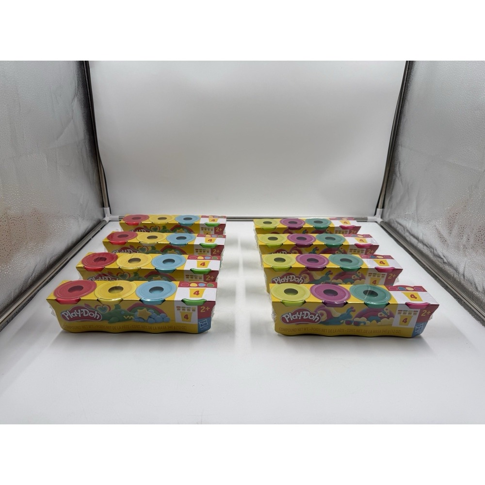 Play-Doh Bulk Pack of‎ 32 Cans, 4 Sets of 8 Modeling Compound Colors 3oz